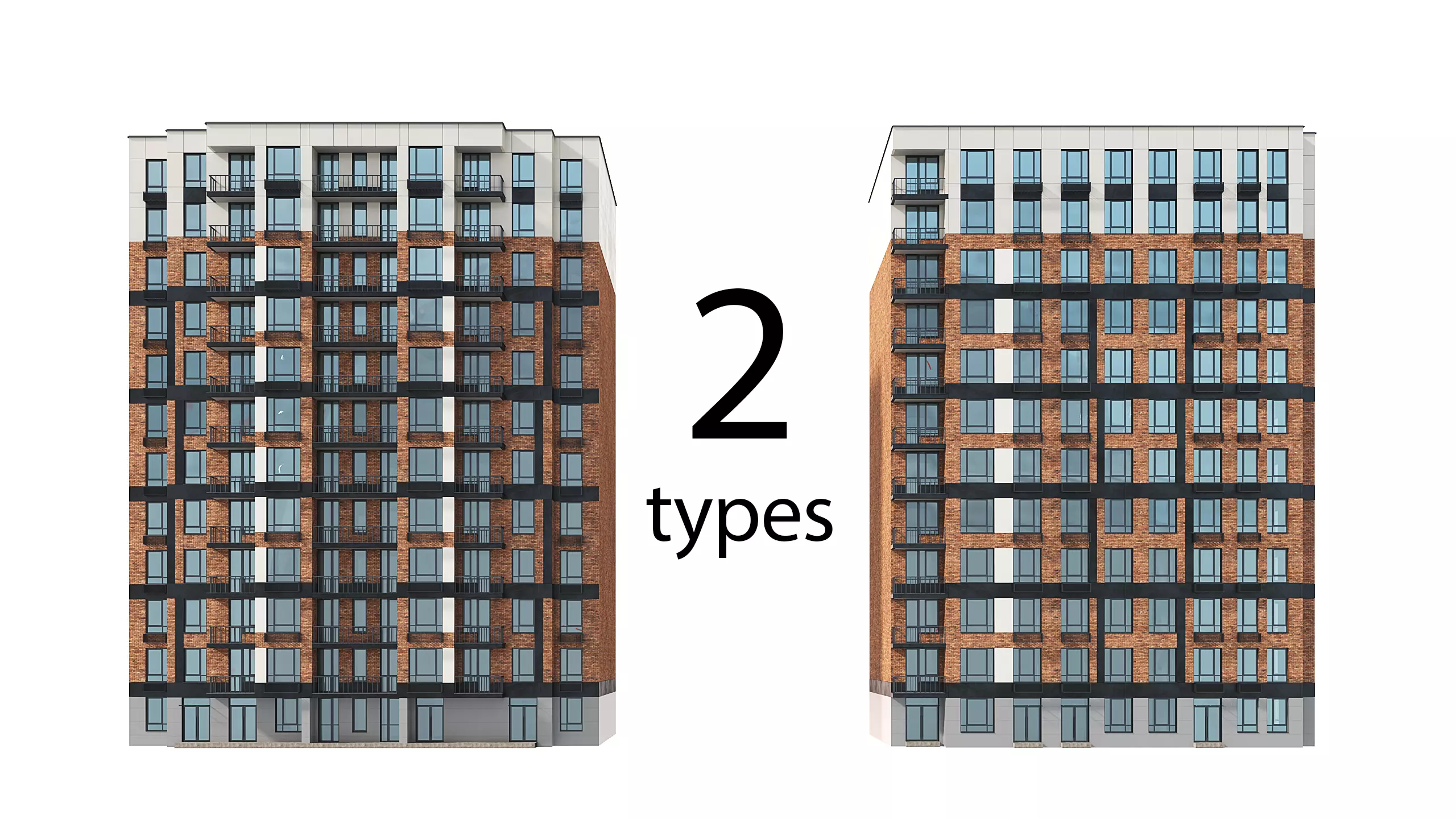 Collection Residential Building 005 3D model