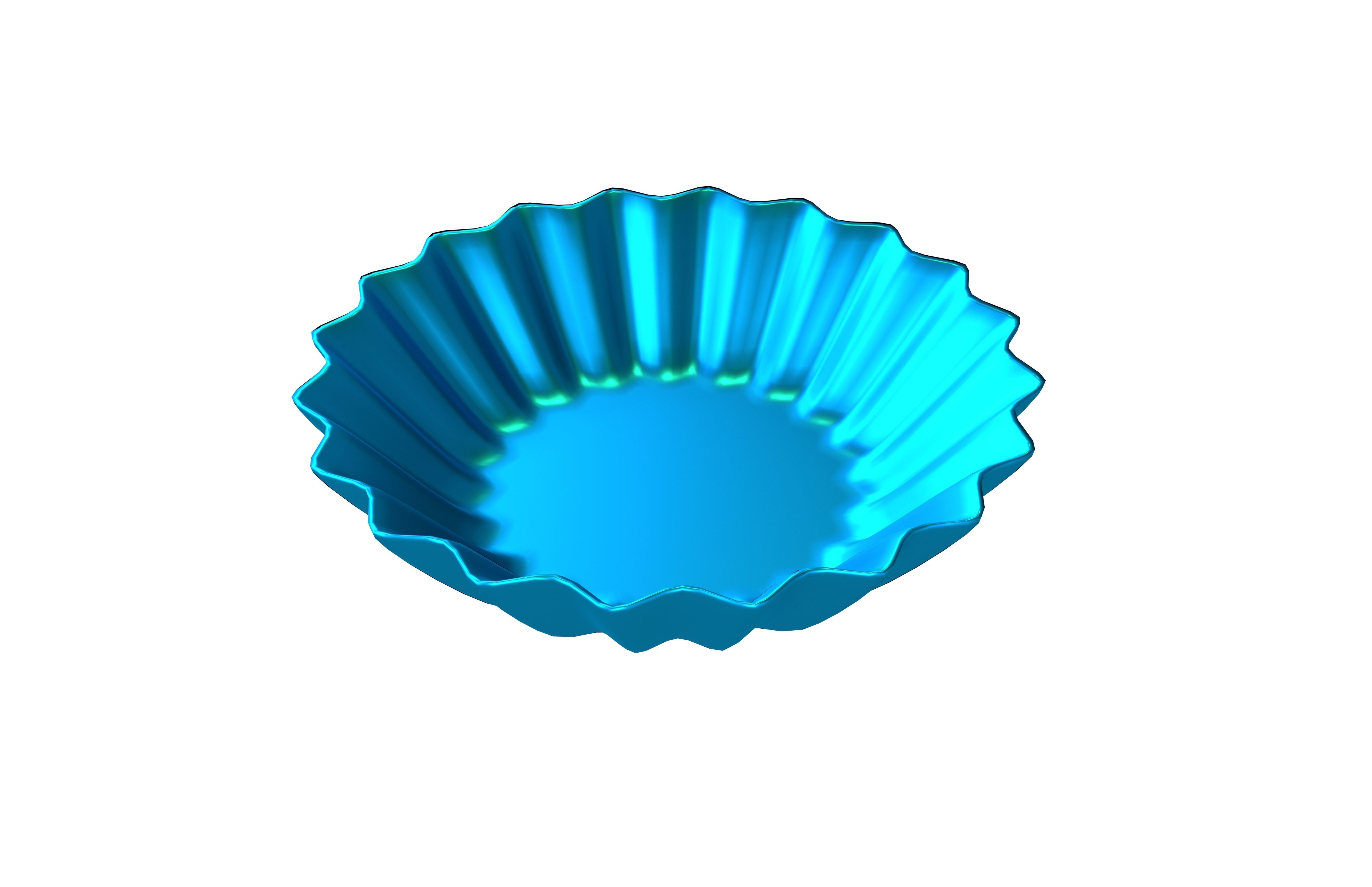 Cupcake Mold v1 002 Low-poly 3D model_2