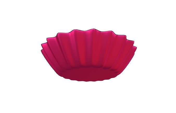 Cupcake Mold v1 005 Low-poly 3D model 4