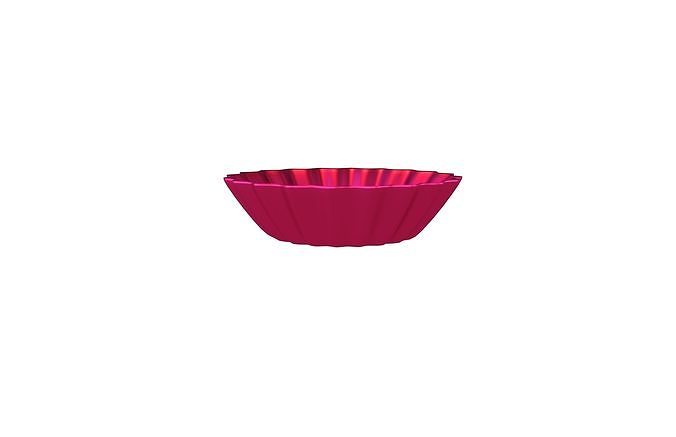 Cupcake Mold v1 005 Low-poly 3D model 2