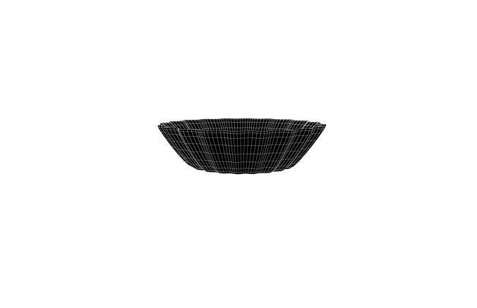 Cupcake Mold v1 005 Low-poly 3D model 6