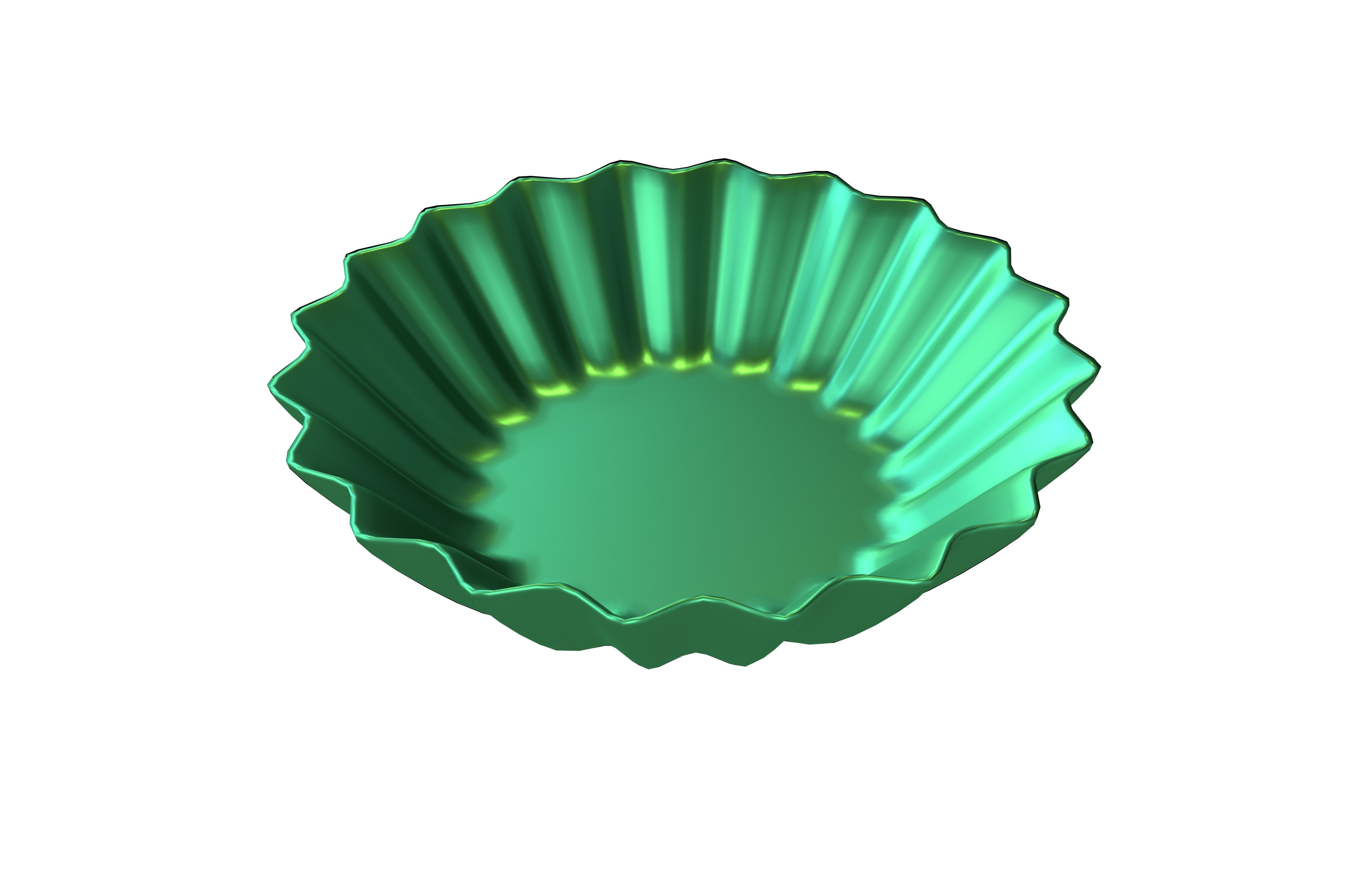Cupcake Mold v1 009 Low-poly 3D model_3