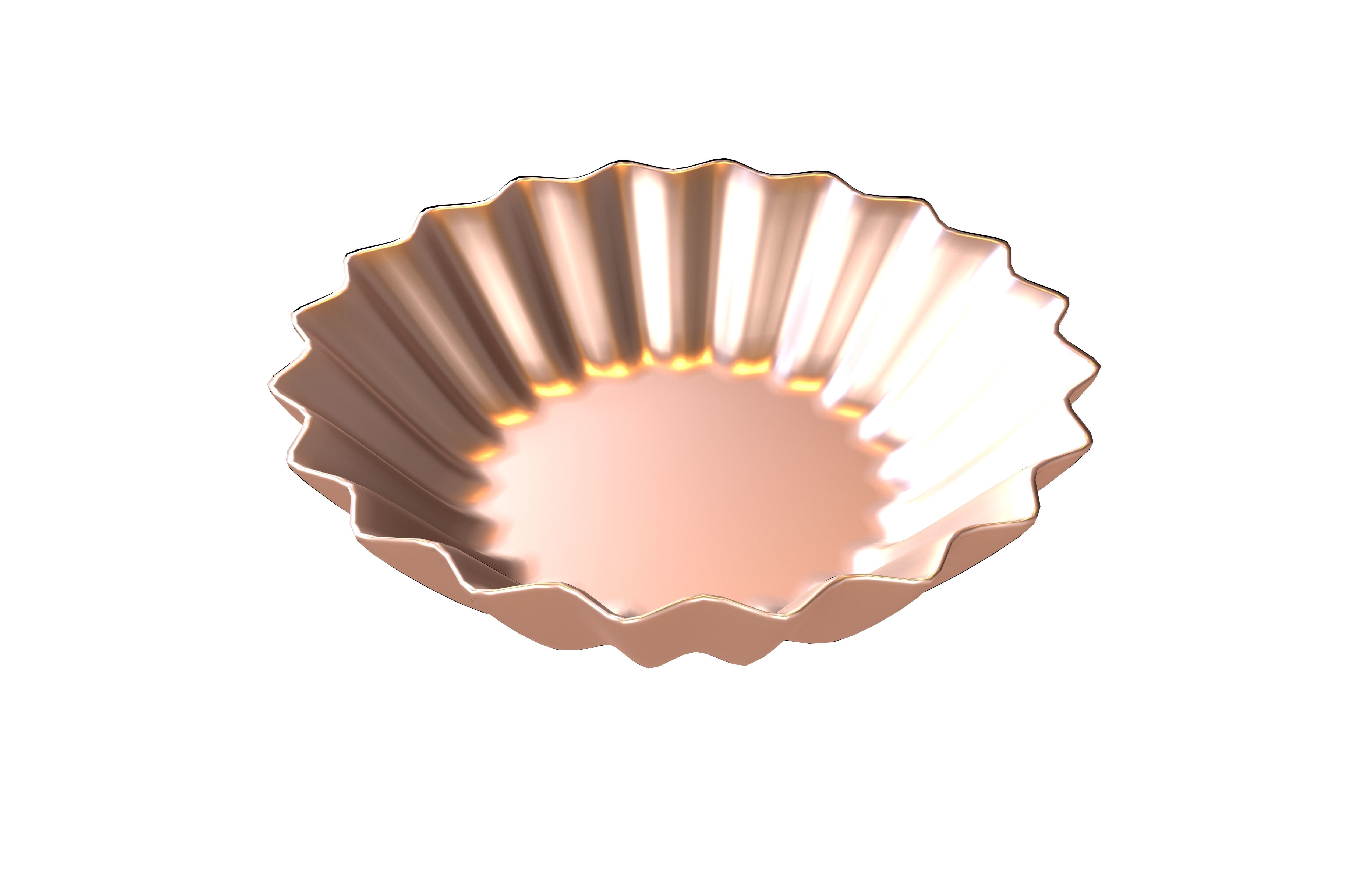 Cupcake Mold v1 010 Low-poly 3D model_3