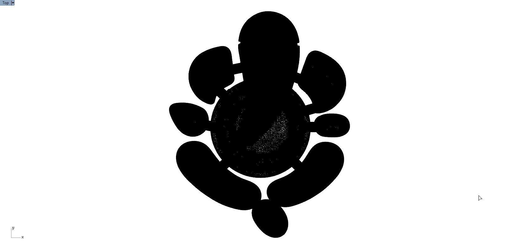 VINAYAGAR PENDENT 3D print model_3