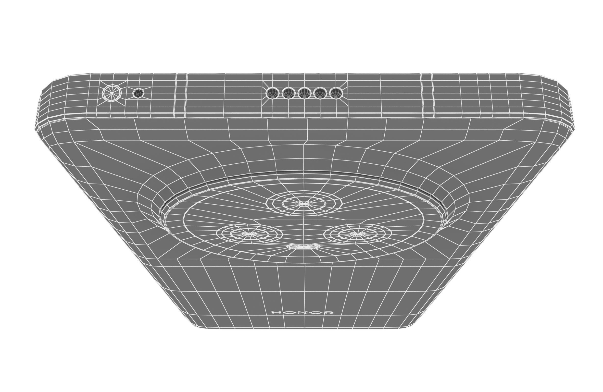 Honor Magic 5 Blue Low-poly 3D model_25