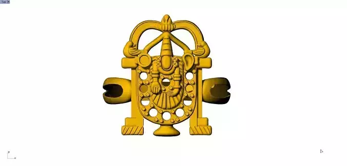 THIRUPATHI RING 3D print model