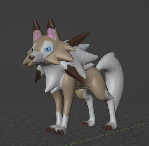 Lycanroc Midday Form 3D print model