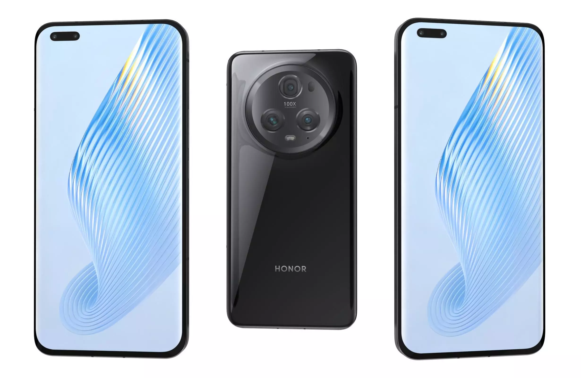 Honor Magic5 Pro Black 3D model_0