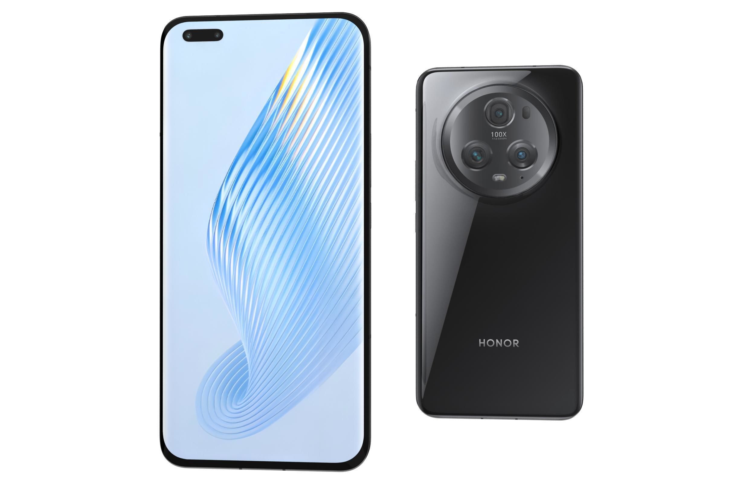 Honor Magic5 Pro Black 3D model_7