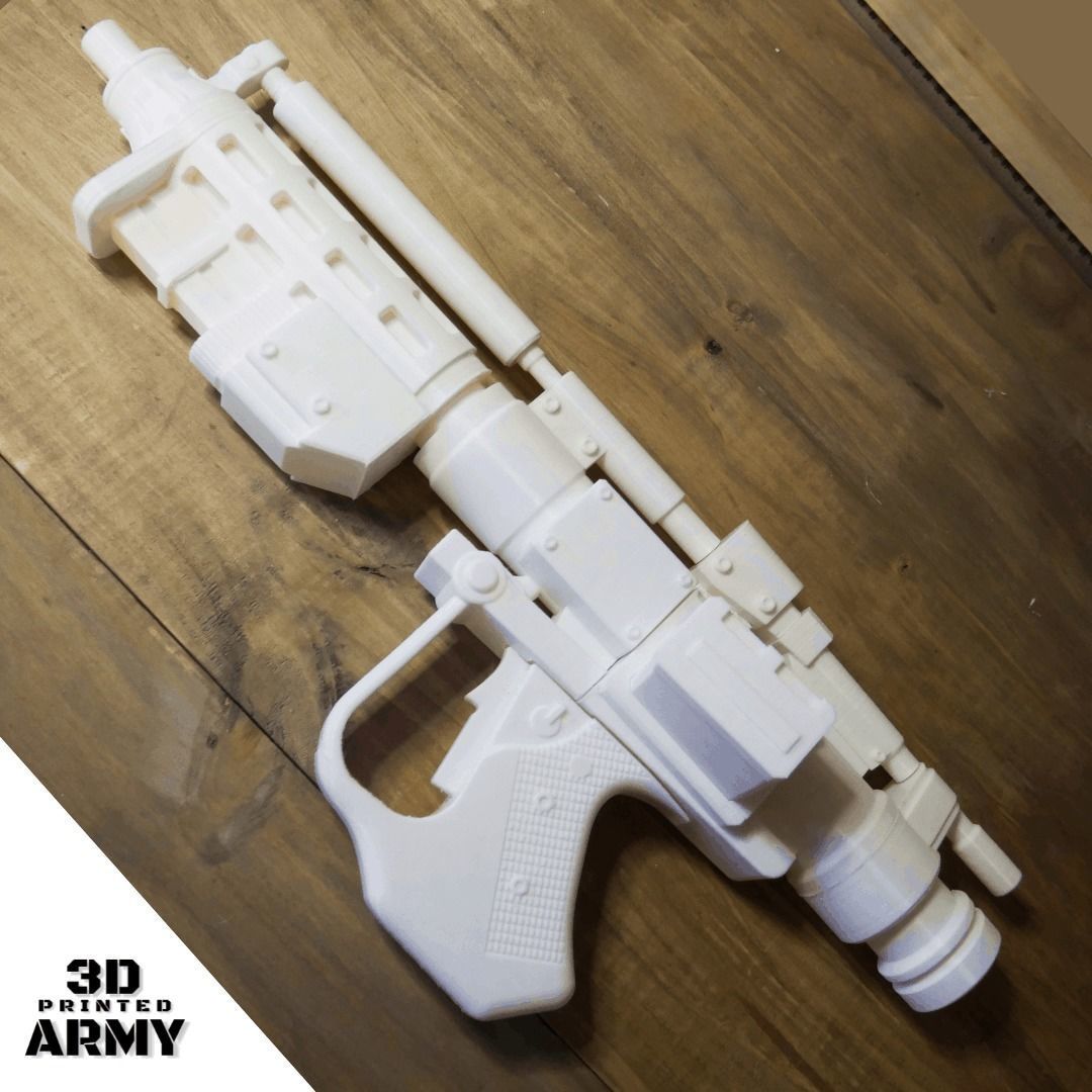 E-5 Blaster Rifle - 3D print Files - Star Wars 3D print model_9