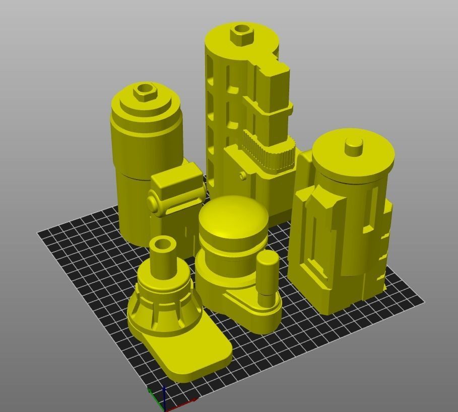 E-5 Blaster Rifle - 3D print Files - Star Wars 3D print model_15