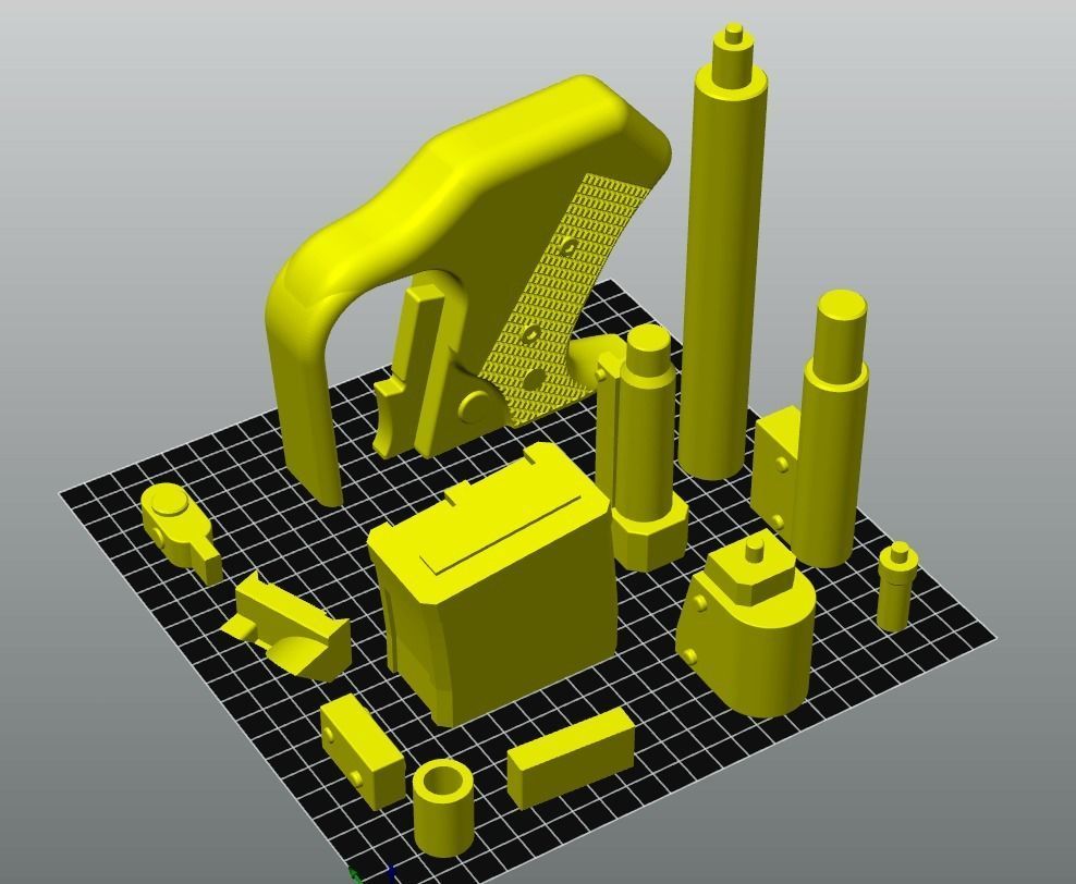 E-5 Blaster Rifle - 3D print Files - Star Wars 3D print model_14