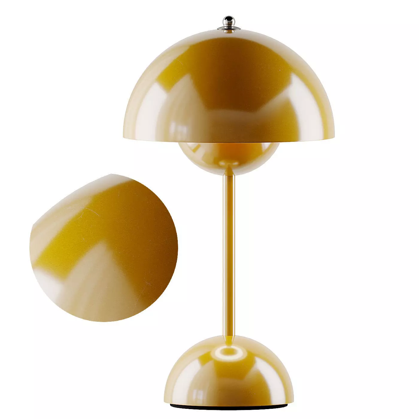 Flowerpot VP9 Verner Panton Table Lamp from 3D model