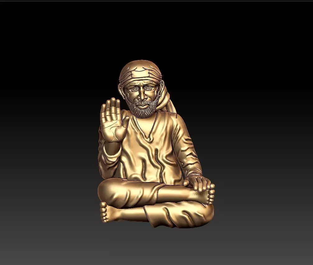 SAIBABA PENDENT 3D print model_0