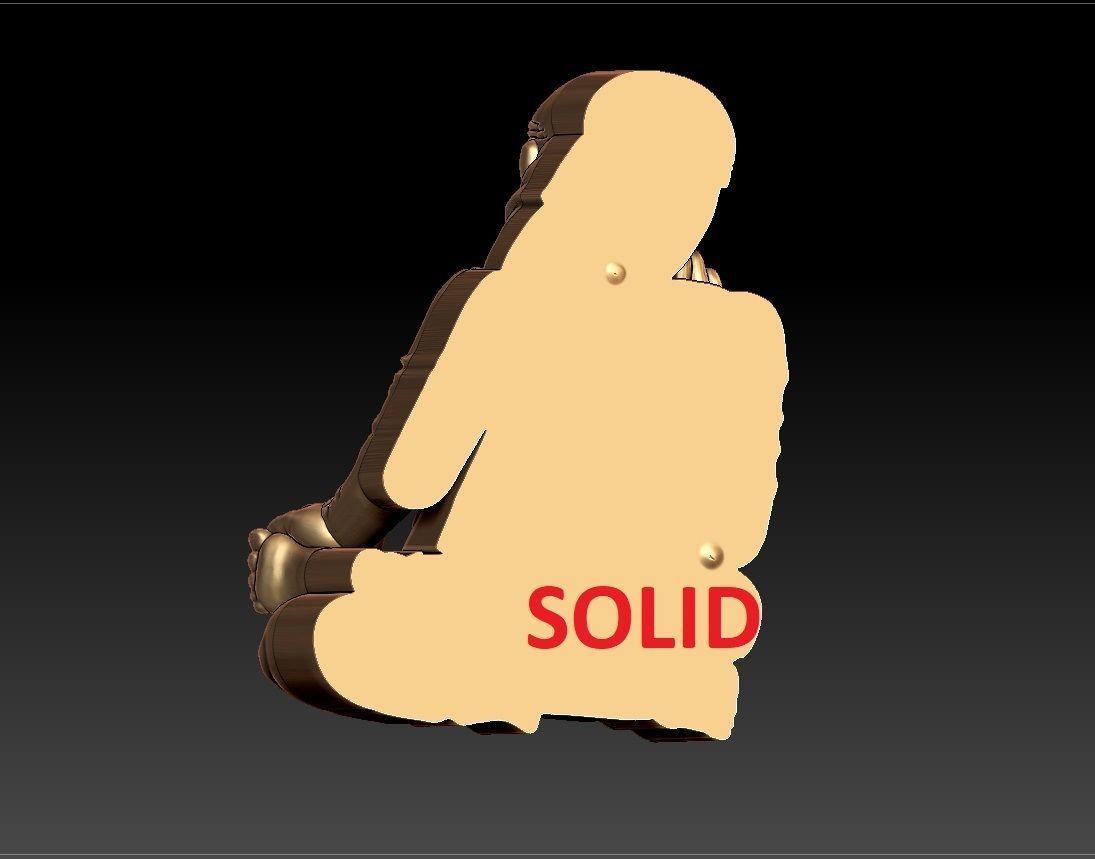 SAIBABA PENDENT 3D print model_8