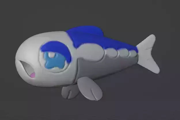 Wishiwashi 3D print model