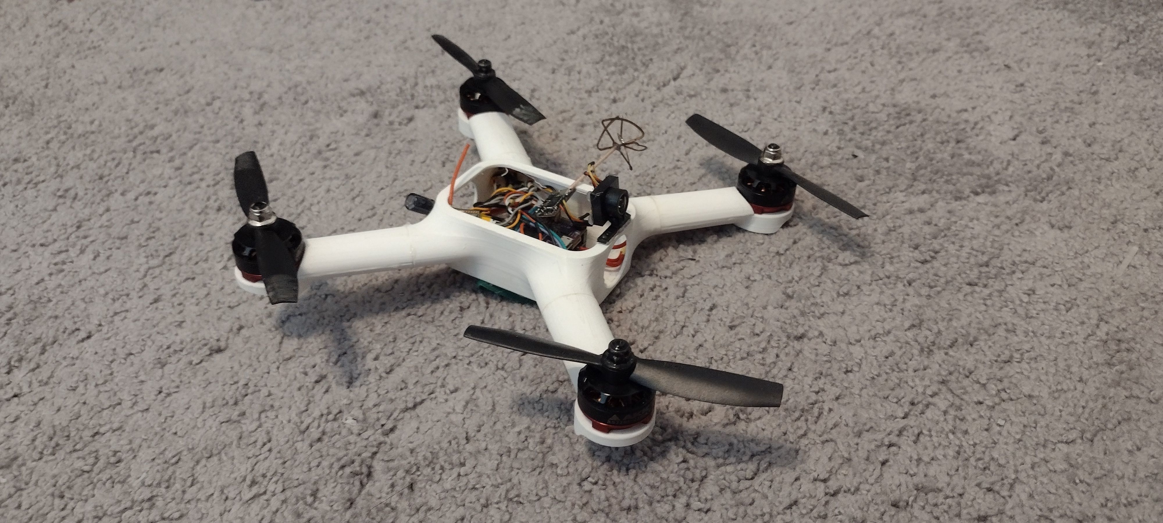 3D model 3D printed Quadcopter VR / AR / low-poly | CGTrader