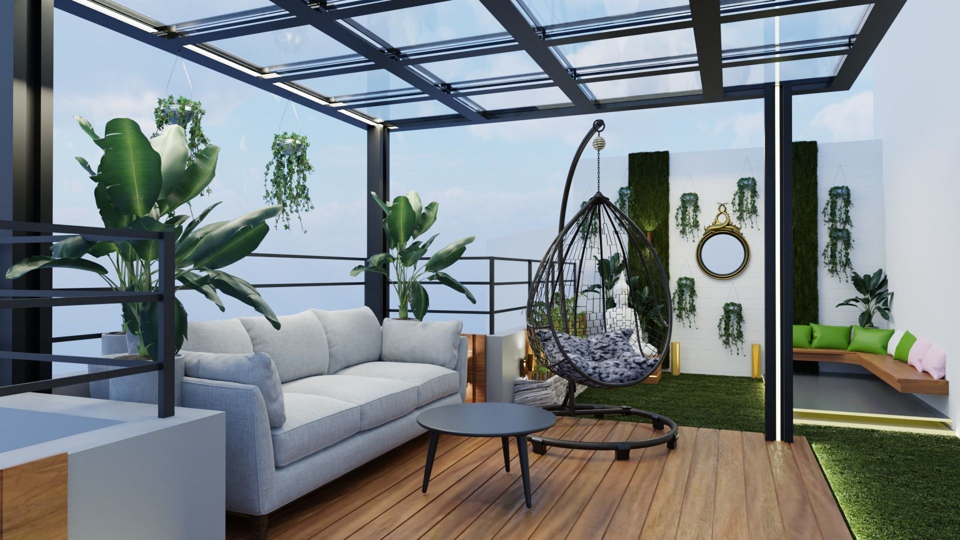 Roof top Area 3D model 3D model_8