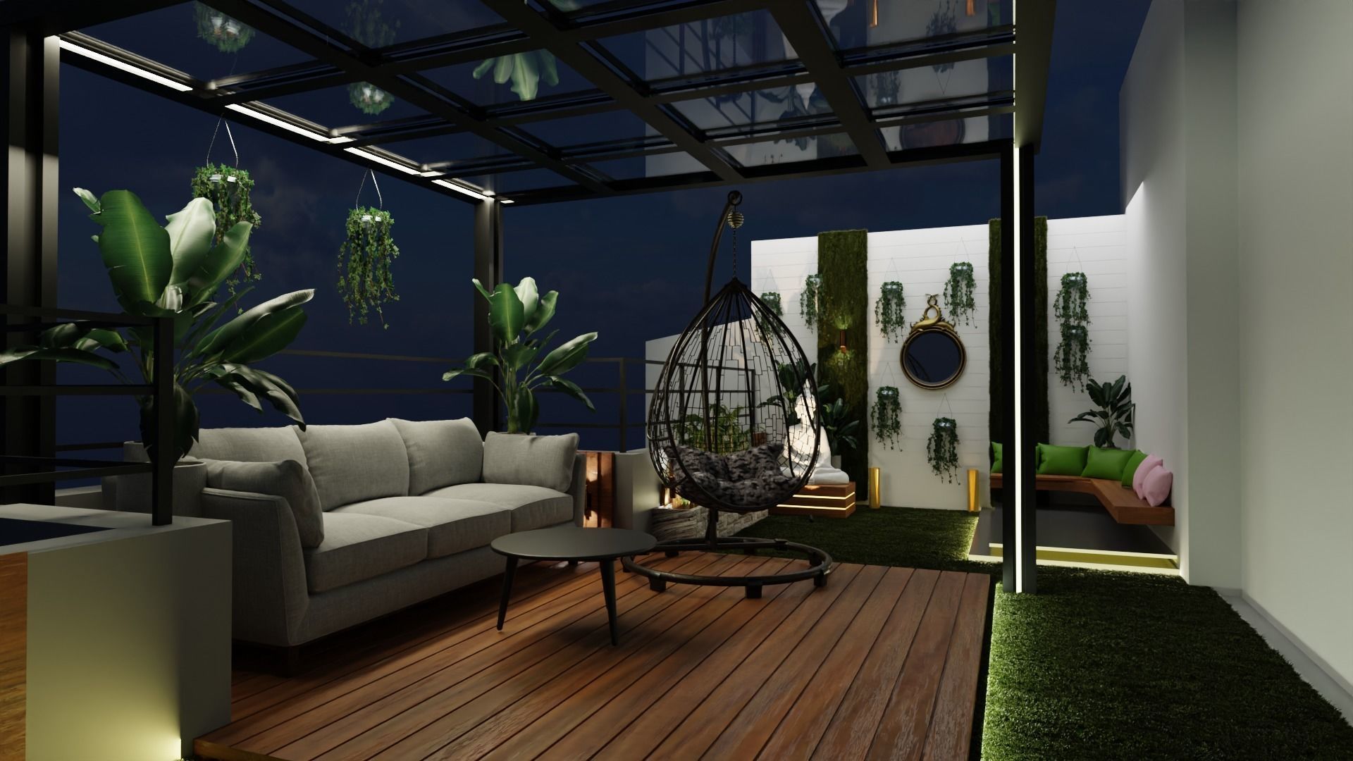 Roof top Area 3D model 3D model_2