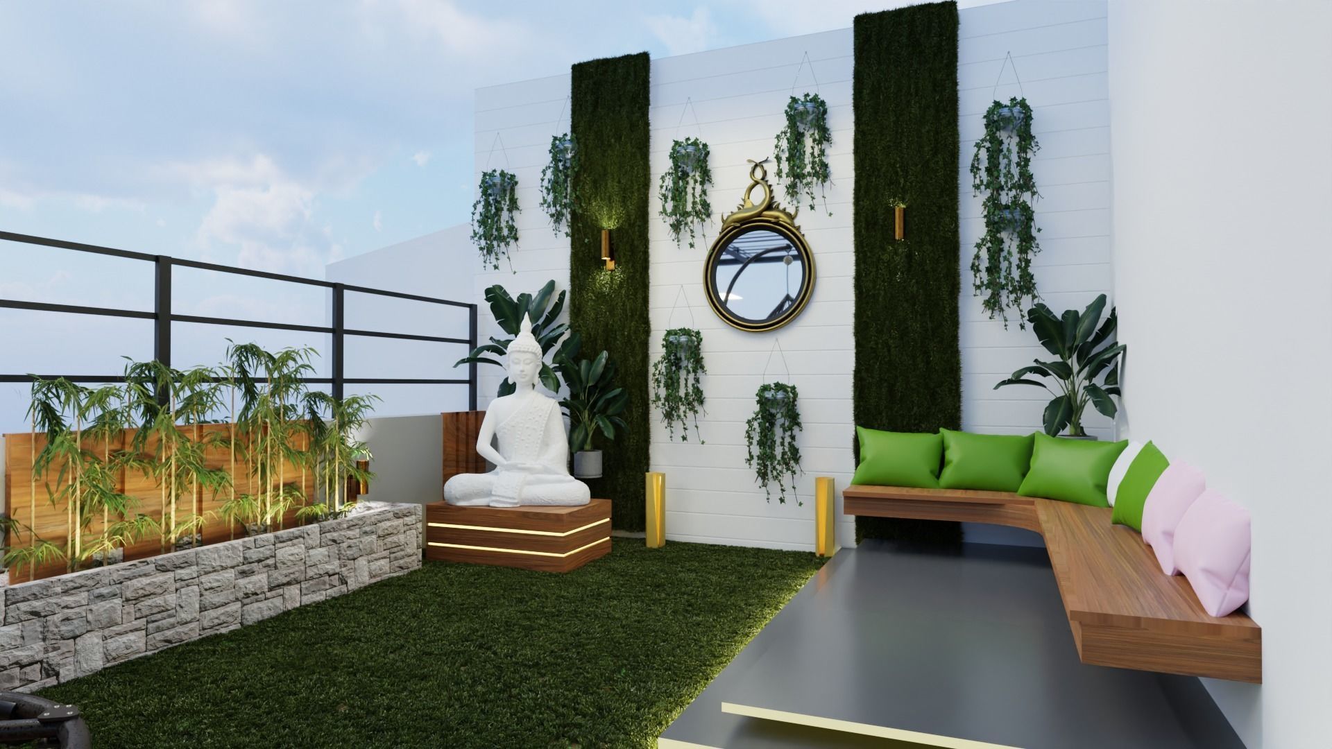 Roof top Area 3D model 3D model_9