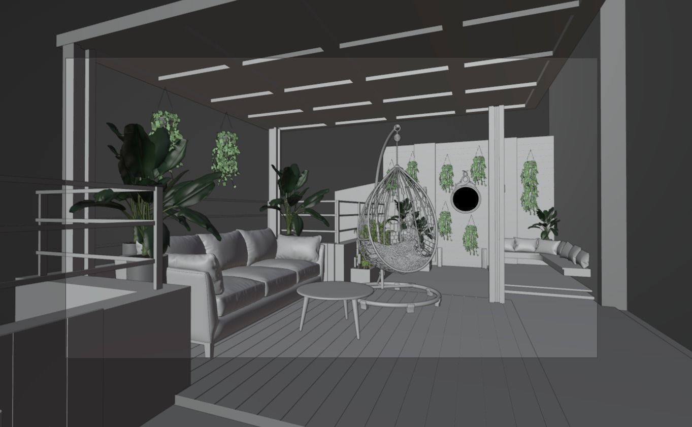 Roof top Area 3D model 3D model_6