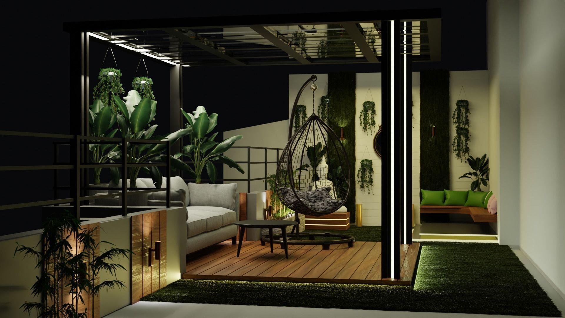 Roof top Area 3D model 3D model_4