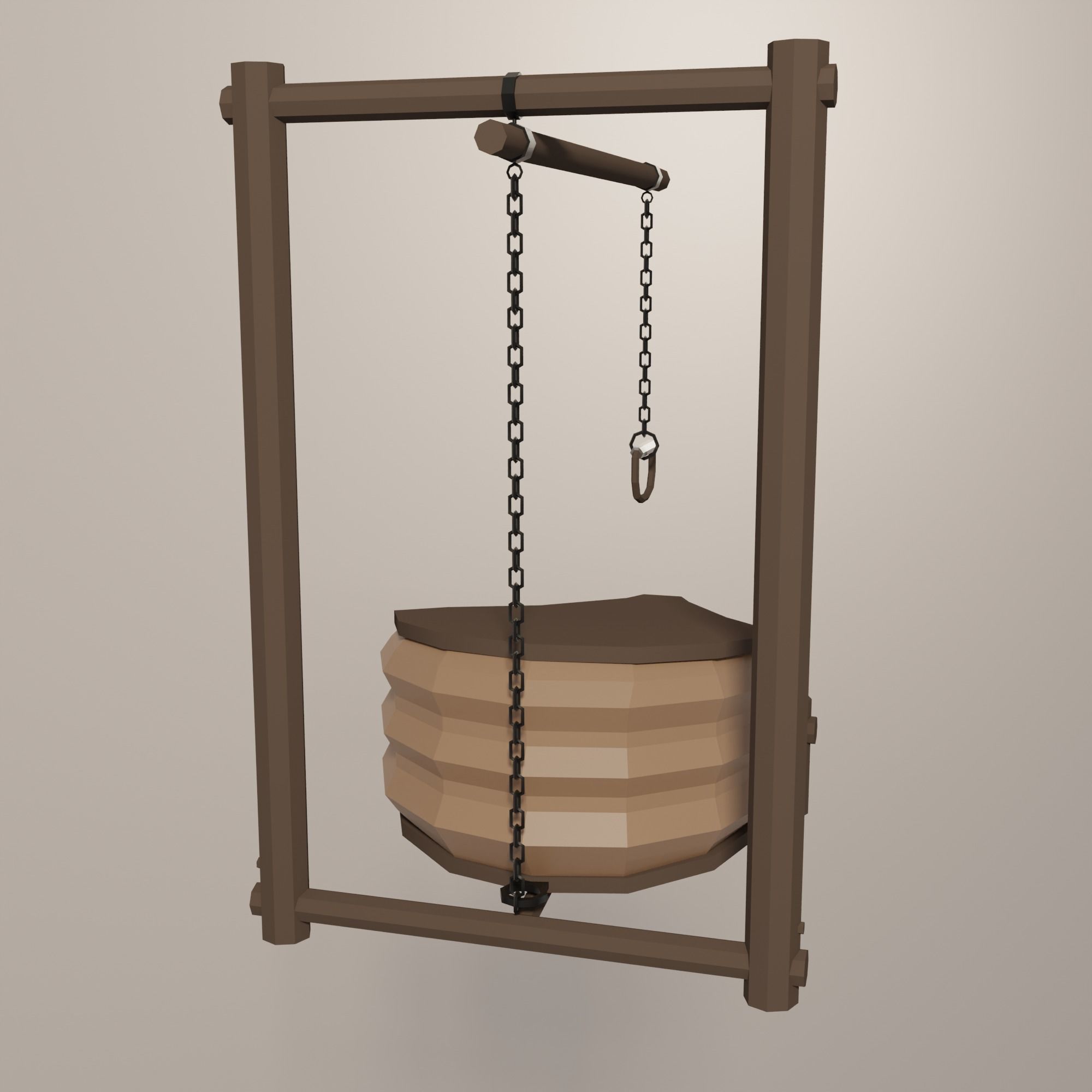 Forge Low-poly 3D model_8