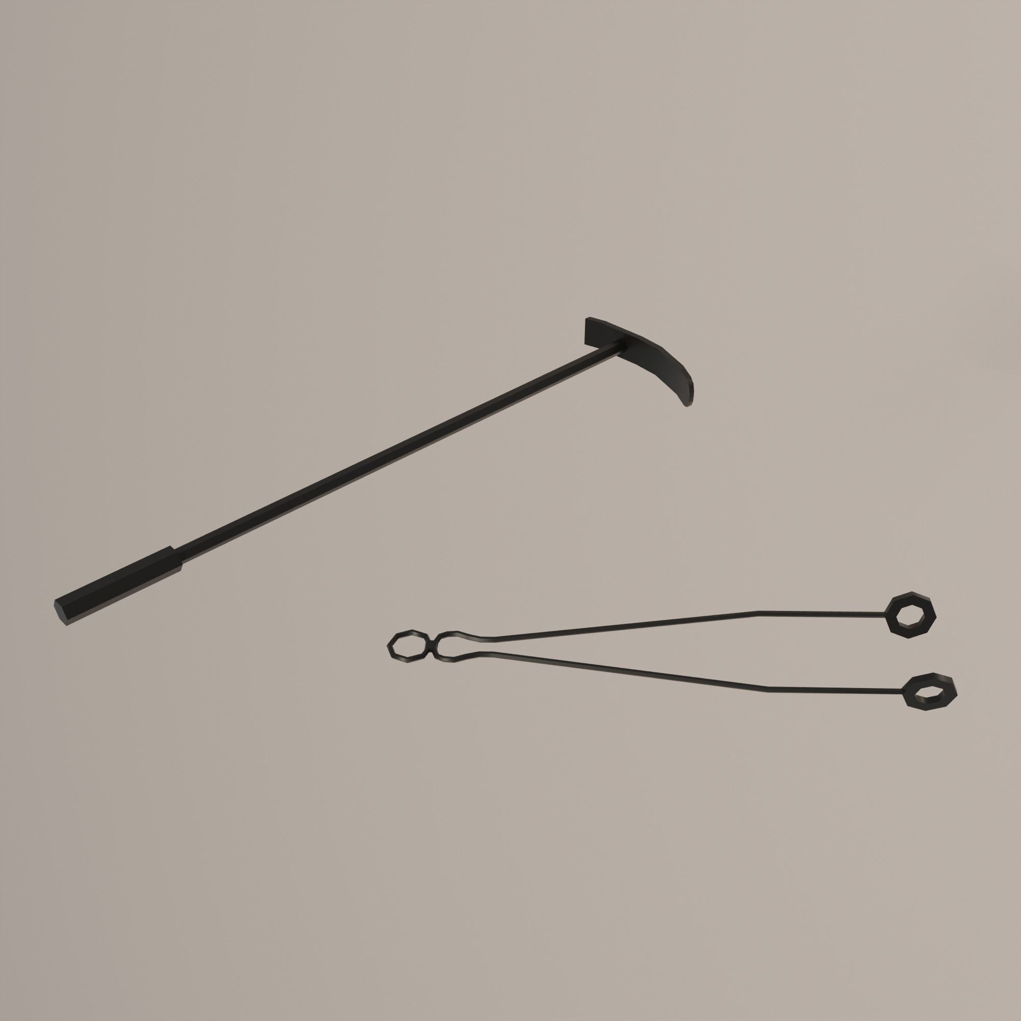 Forge Low-poly 3D model_12