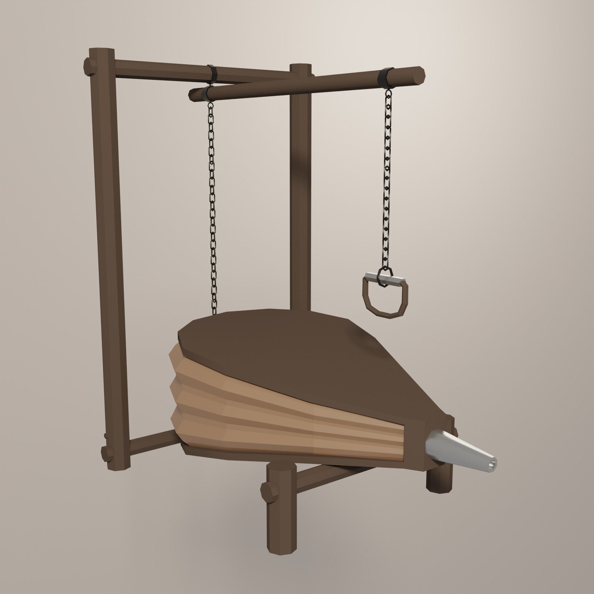 Forge Low-poly 3D model_7