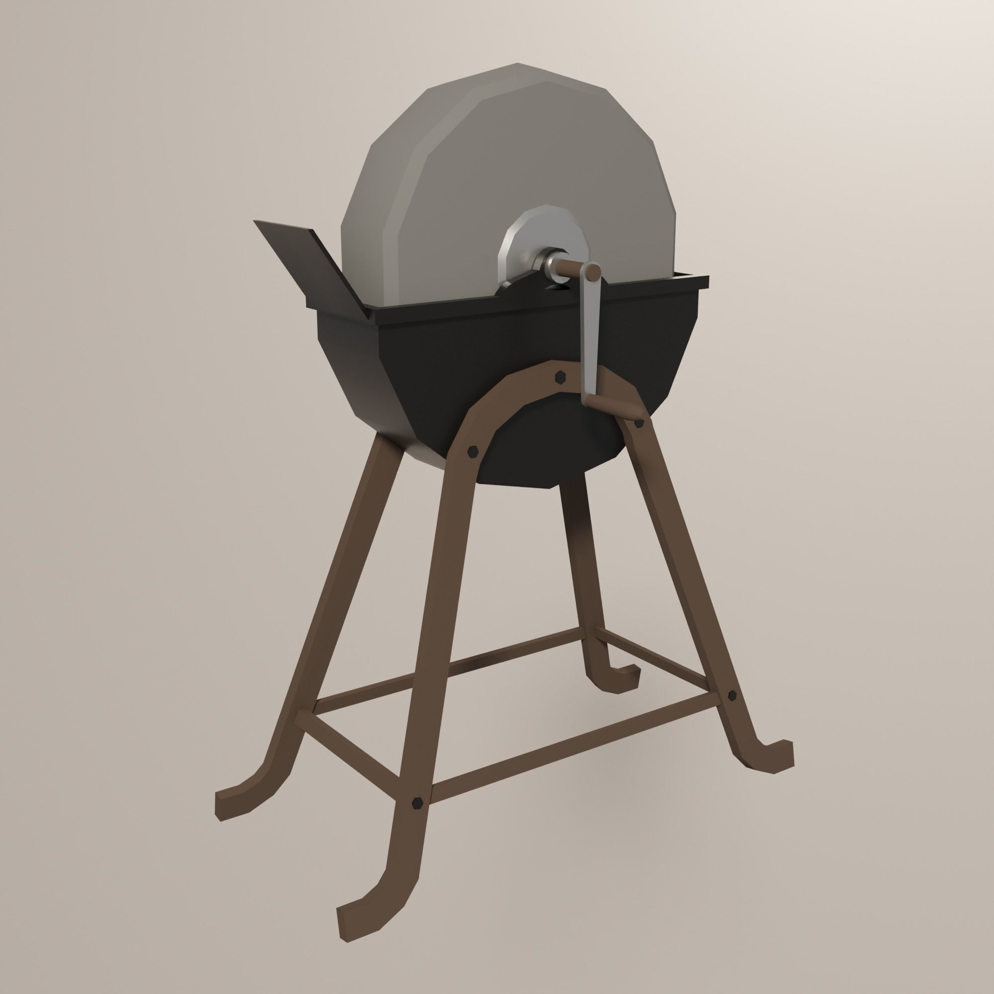 Forge Low-poly 3D model_15