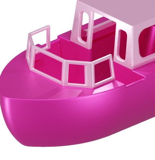 Baby Boat Toy 3D model_2