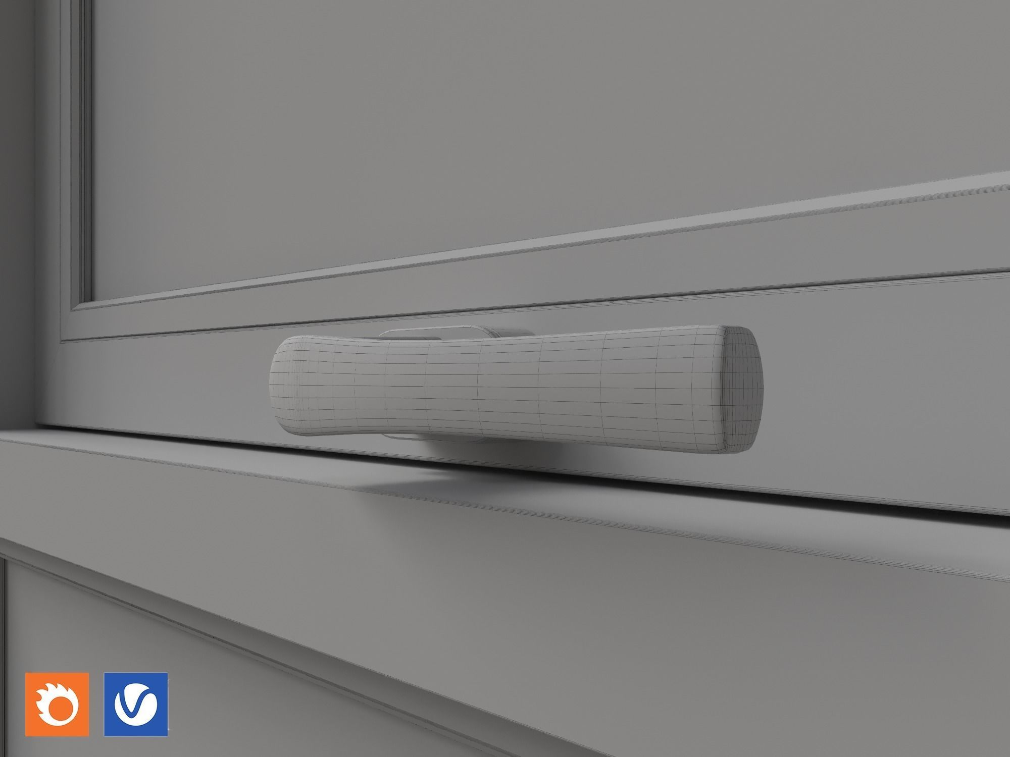 Awning Window 1 3D model_7