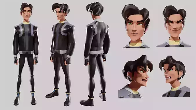 Anime Cartoon Character Male