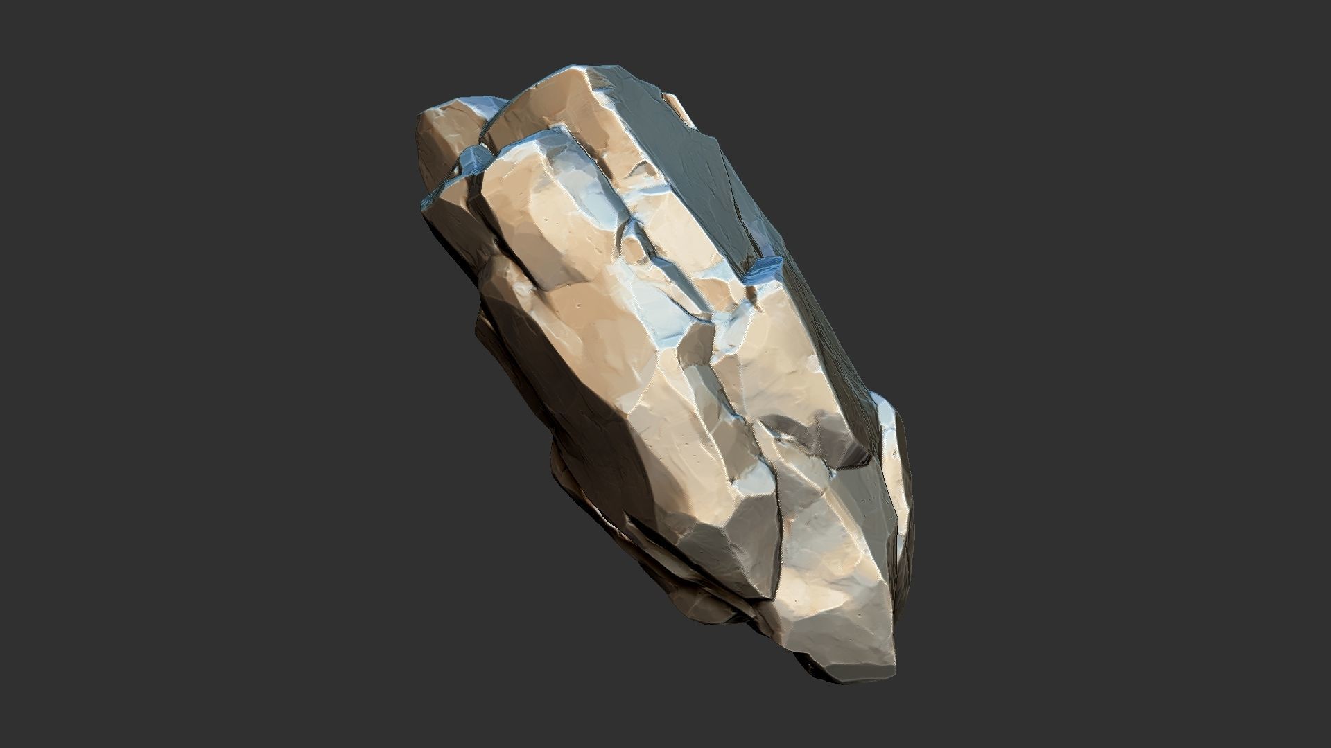 3D Suspended Mountain Zbrush sculpt 3D model_20