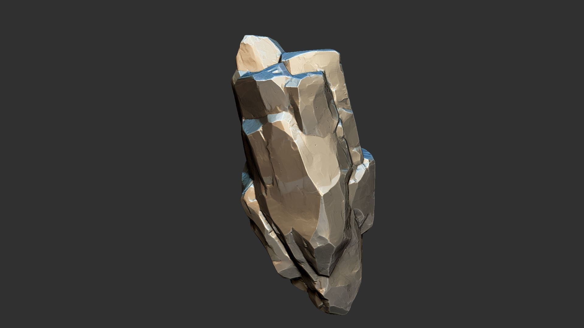 3D Suspended Mountain Zbrush sculpt 3D model_18
