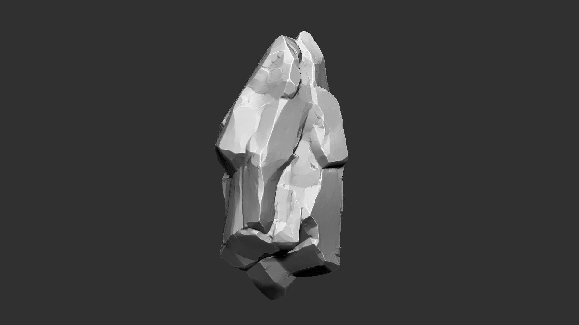 3D Suspended Mountain Zbrush sculpt 3D model_13