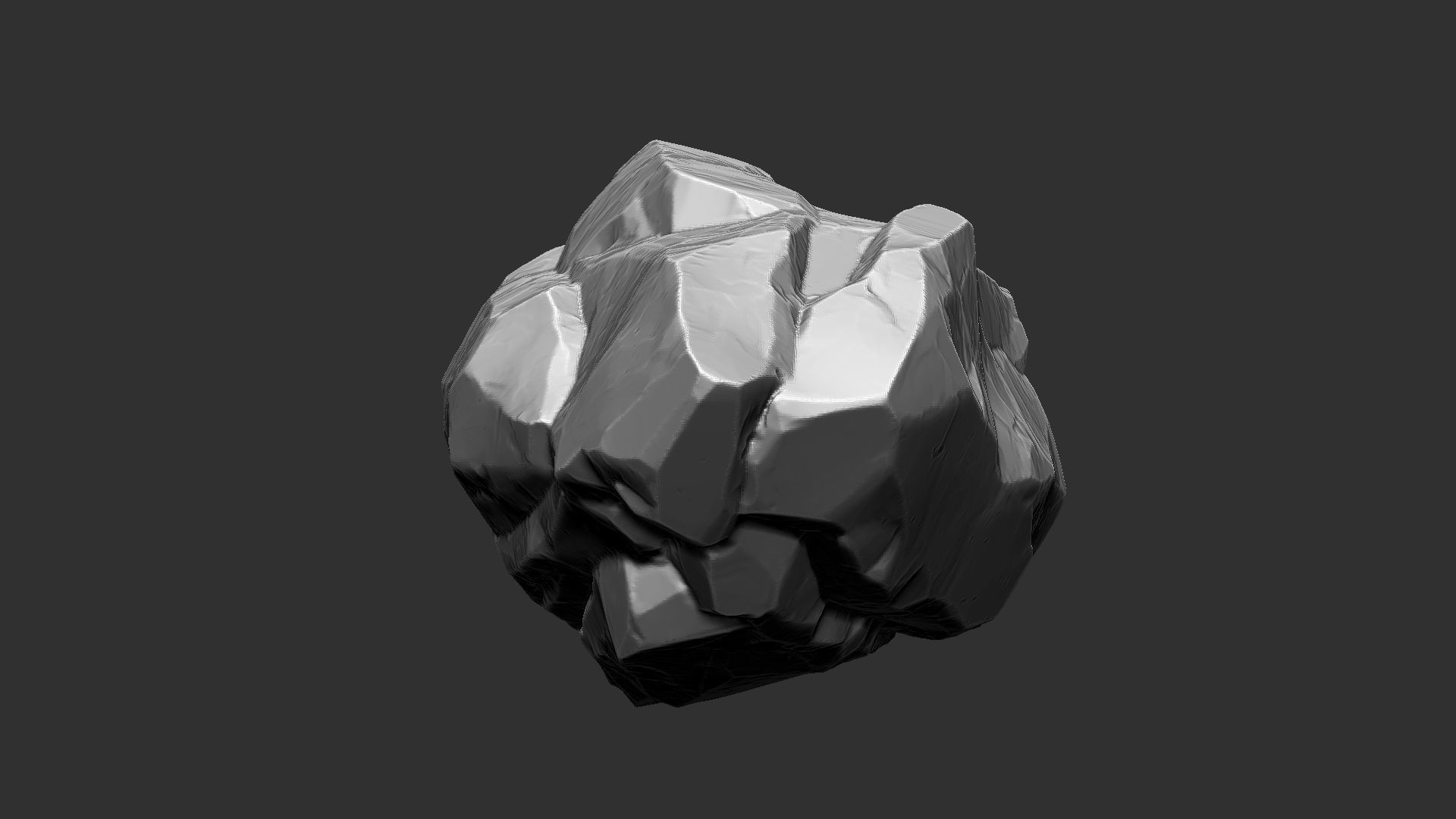 3D Suspended Mountain Zbrush sculpt 3D model_12