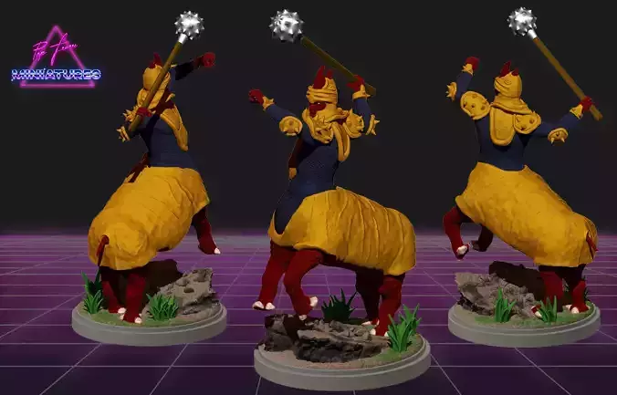 Custar or Rhinoman from MOTU 3D print model 3D print model