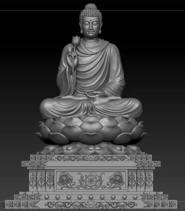 Buddha 3d model 3D print model