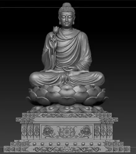 Buddha 3d model 3D print model