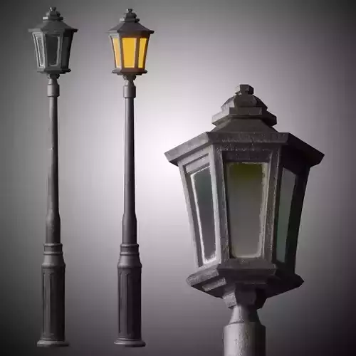 Classic street lamp  3D model