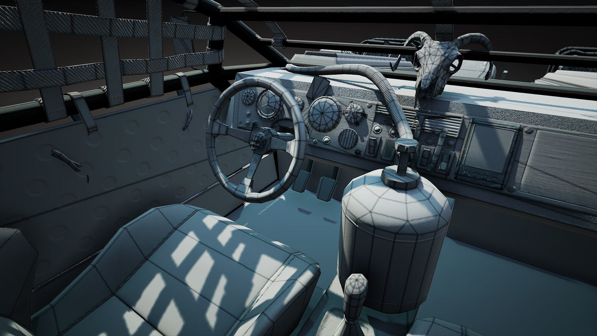 Last Guns - Armageddon 3D Buggy Low-poly 3D model_19