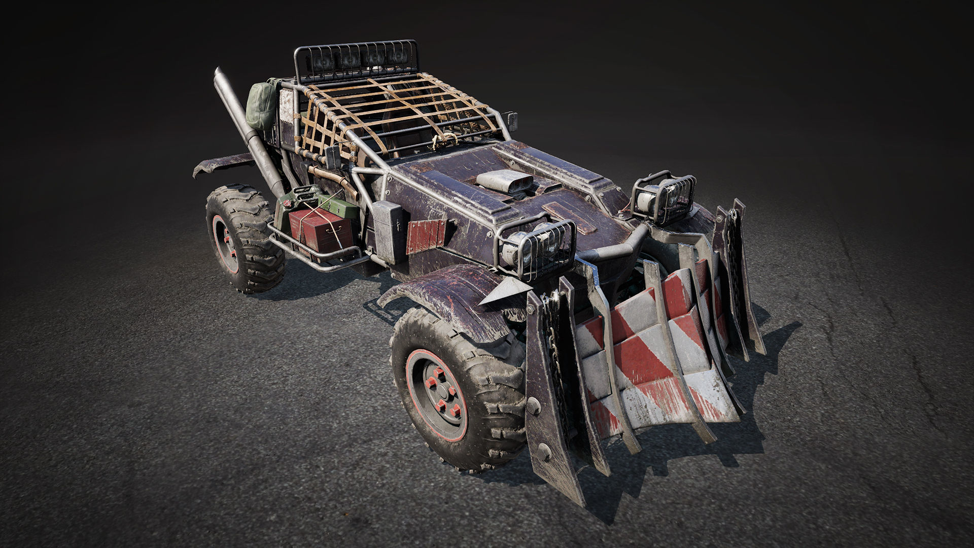 Last Guns - Armageddon 3D Buggy Low-poly 3D model_14