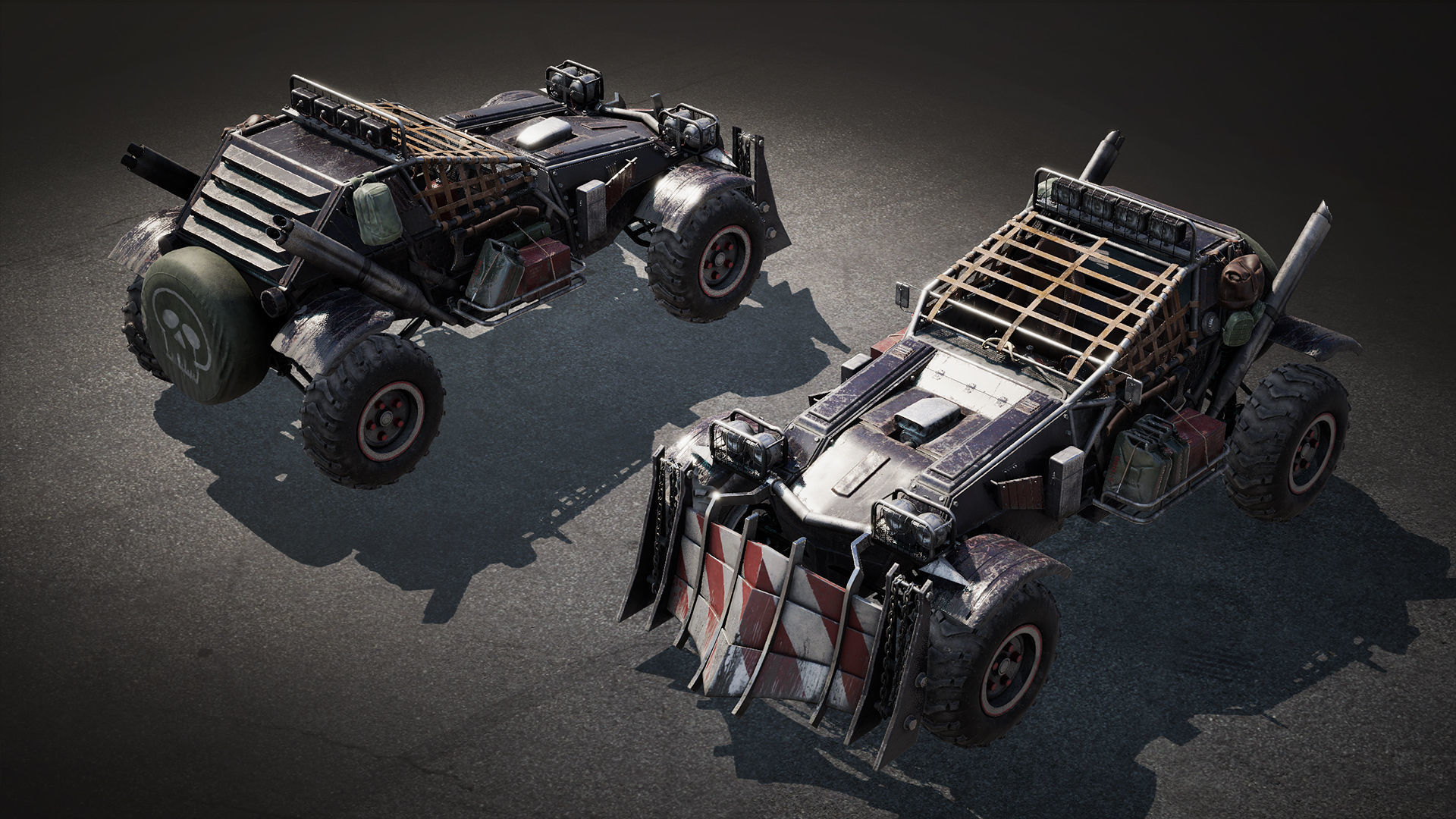 Last Guns - Armageddon 3D Buggy Low-poly 3D model_2
