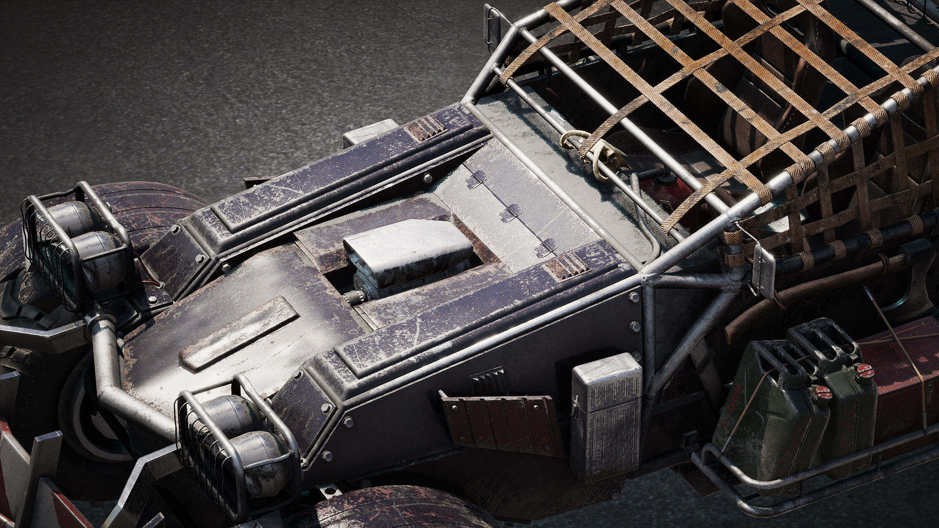 Last Guns - Armageddon 3D Buggy Low-poly 3D model_16