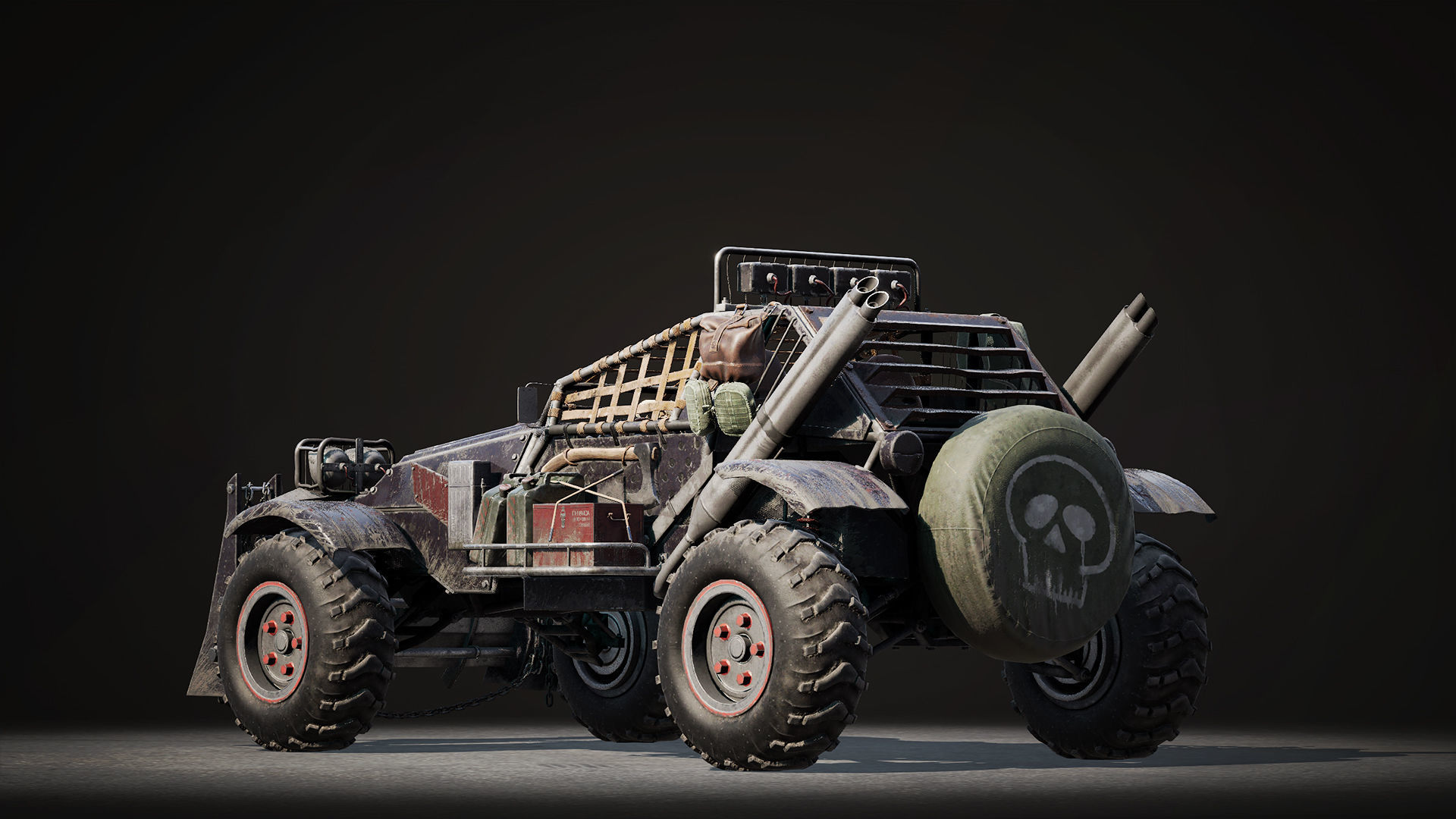 Last Guns - Armageddon 3D Buggy Low-poly 3D model_4
