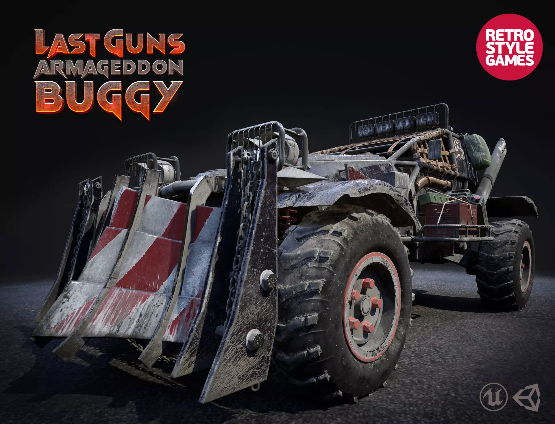 Last Guns - Armageddon 3D Buggy Low-poly 3D model_0
