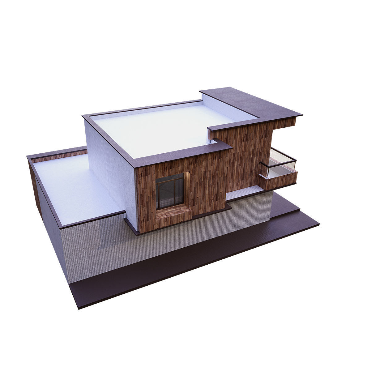 Villa 1 3D model_3