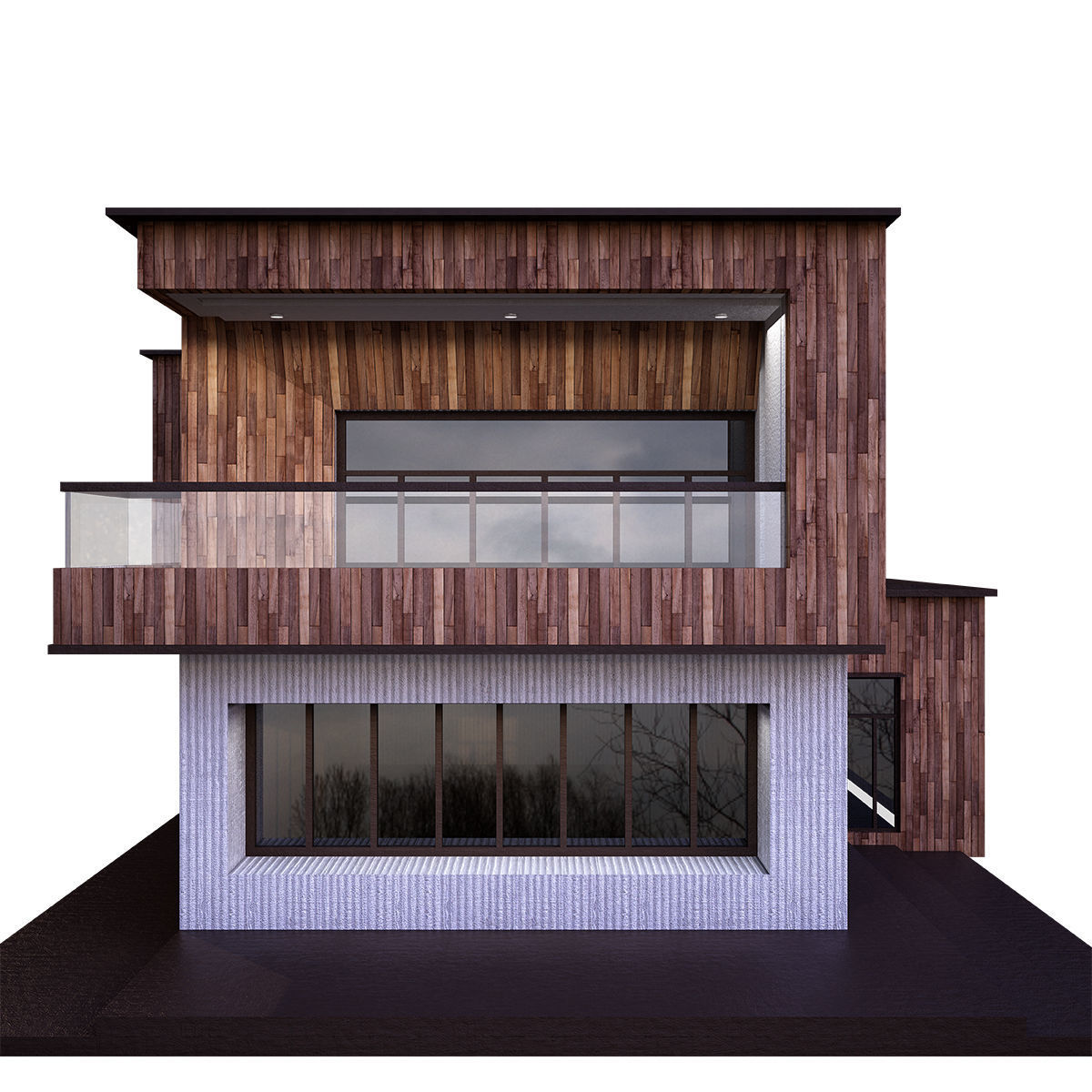 Villa 1 3D model_4
