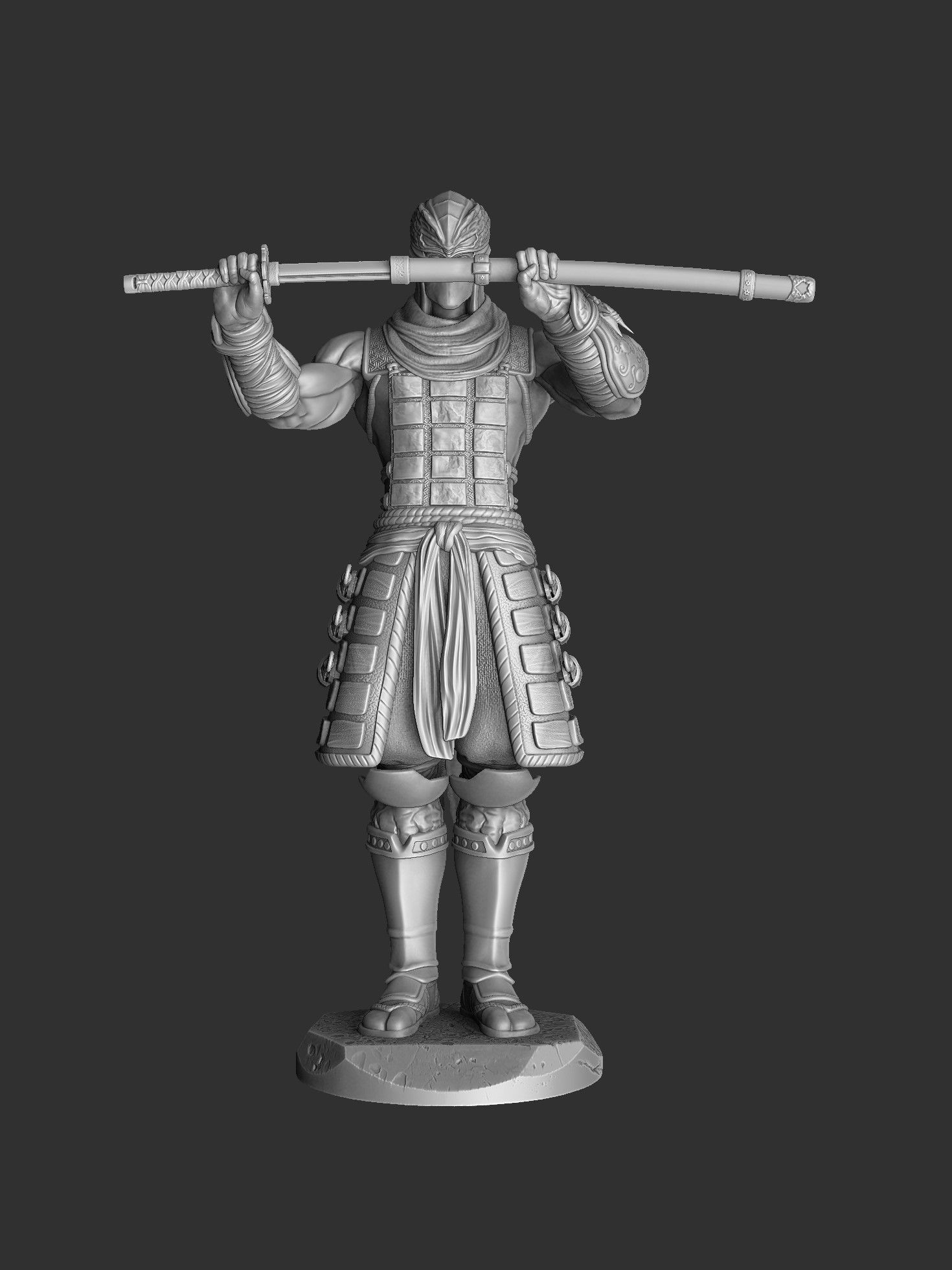 RYU HAYABUSA Ninja Gaiden with a sword 2 options for 3D printing 3D print model_28